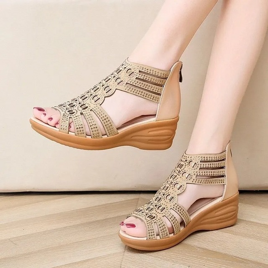 Deirdre | Women's Casual Strappy Open-Toe Sandals