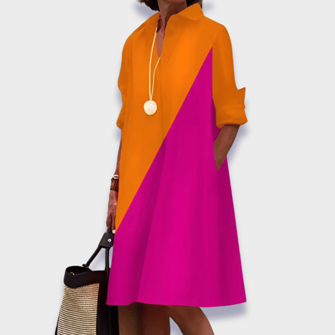 Filomena | Women's Refined Midi Polo Dress