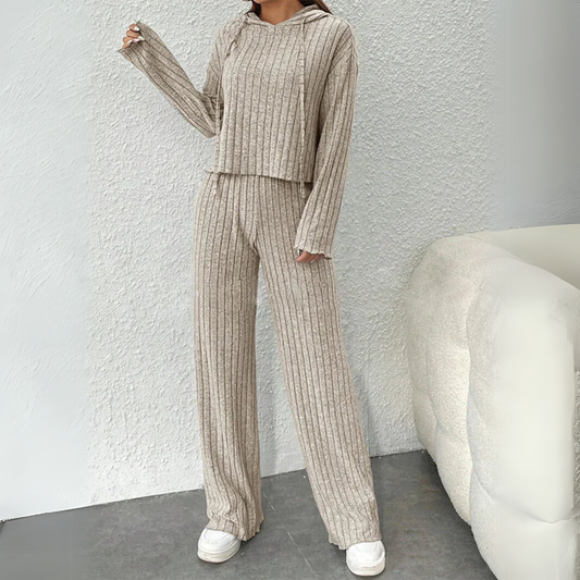Kaleida | Women's Casual Snug Hooded Set