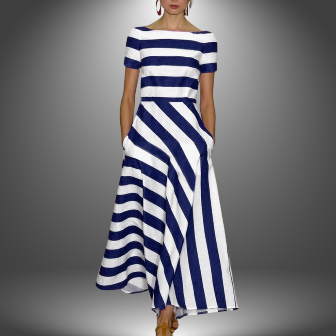 Caterina | Women's Maxi Striped Summer Dress