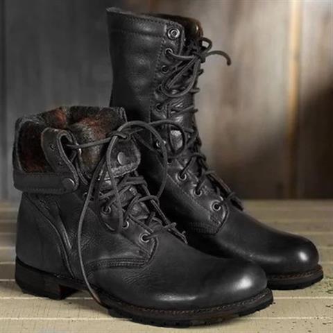 Ljubica | Women's Lace Casual Lace-Up Boots