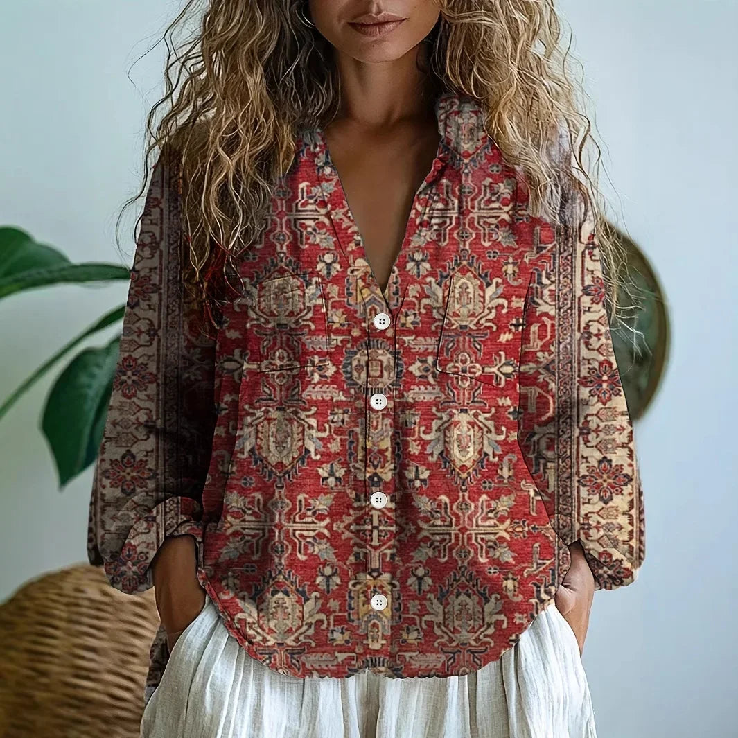 Zelande | Women's Casual Relaxed Nature Blouse