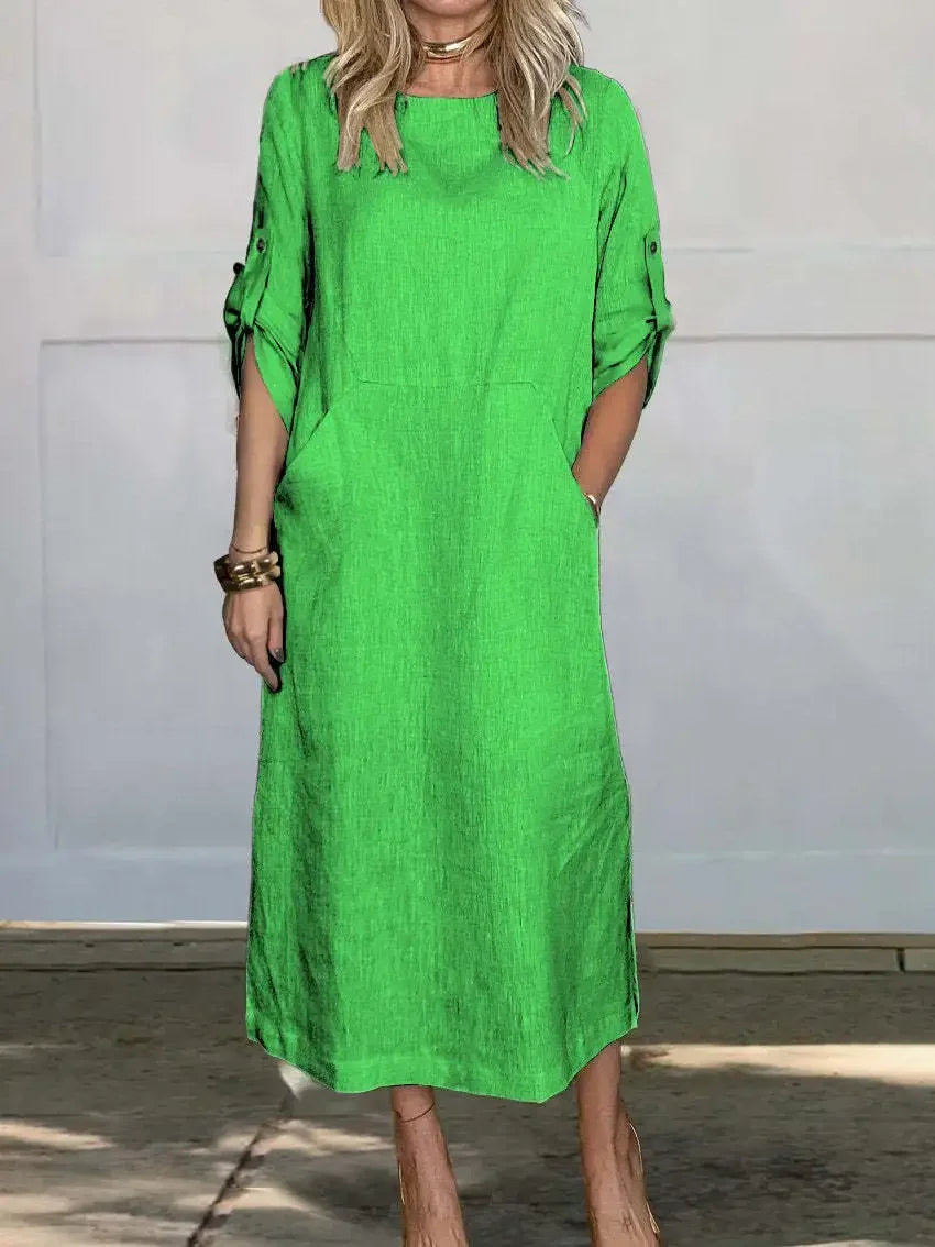 Roseline | Women's Oversized Beach A-Line Evening Dress
