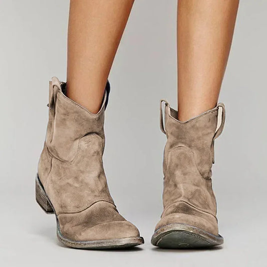 Urania | Women's Ankle Classic Suede Boots