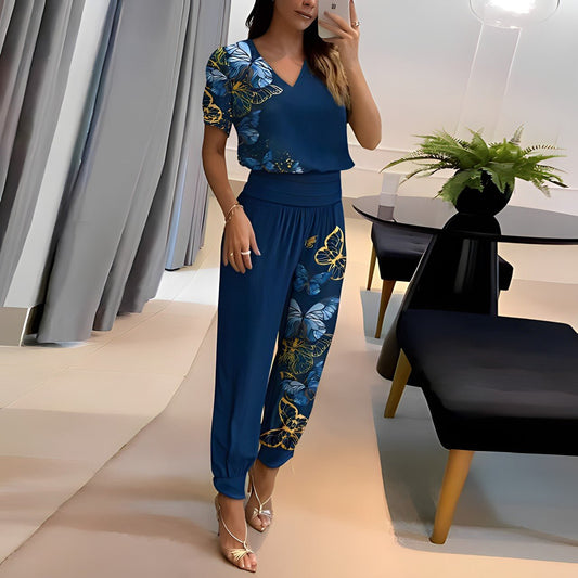 Nadezhda | Women's Puff-Sleeve Casual Fashionable Set