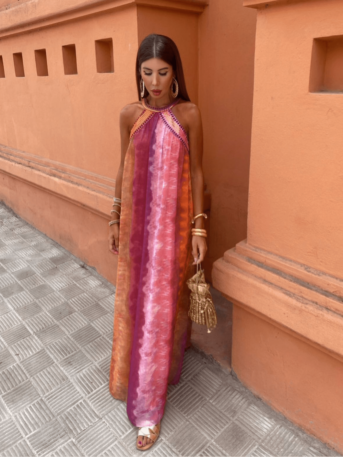 Valena | Women's Wedding Guest Ombre Dress
