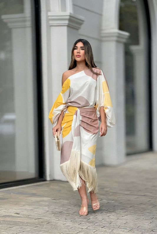 Chalcedony | Women's Oversized One Shoulder Set