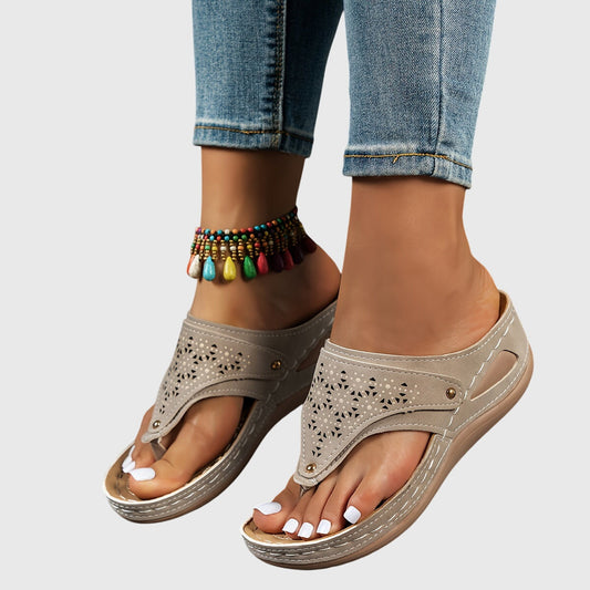 Trine | Women's Cut-Out Summer Platform Sandals