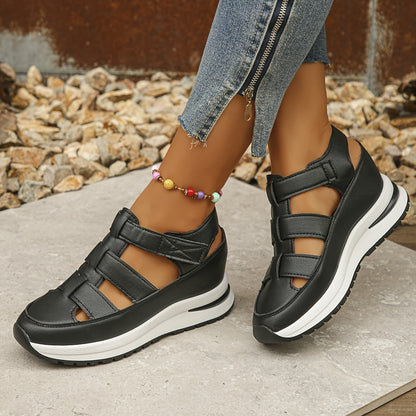 Buddug | Women's Casual Platform Adjustable Sandals
