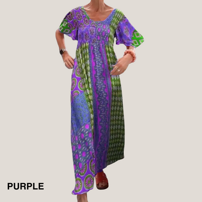 Ornella | Women's Midi Refined Paisley Dress
