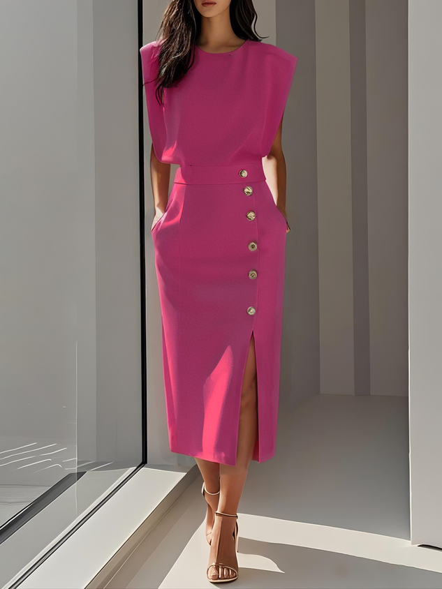 Dorothee | Women's Midi Effortless Charm Dress