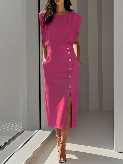 Dorothee | Women's Midi Effortless Charm Dress