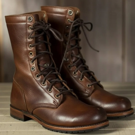 Ljubica | Women's Lace Casual Lace-Up Boots