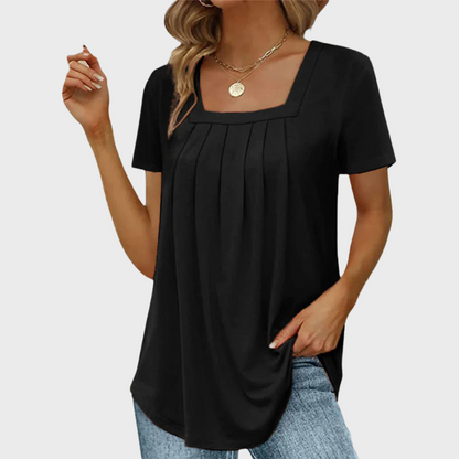 Palena | Women's Square-Neck Summer Airy Blouse