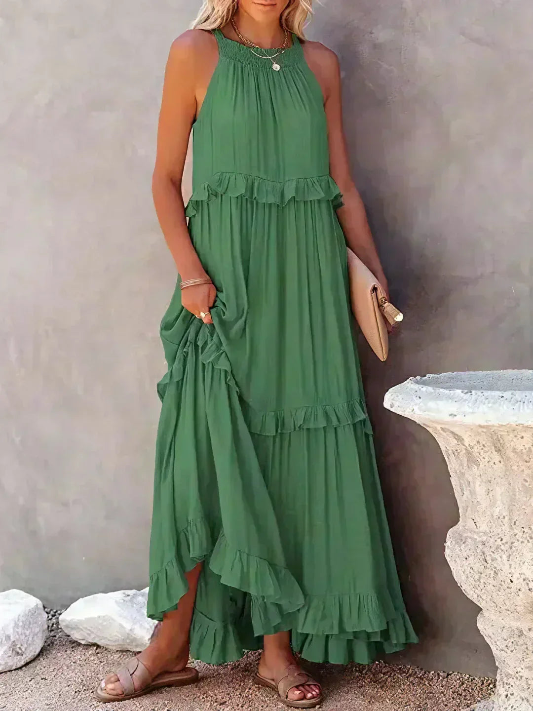 Donatella | Women's Ruffle Casual Refined Dress