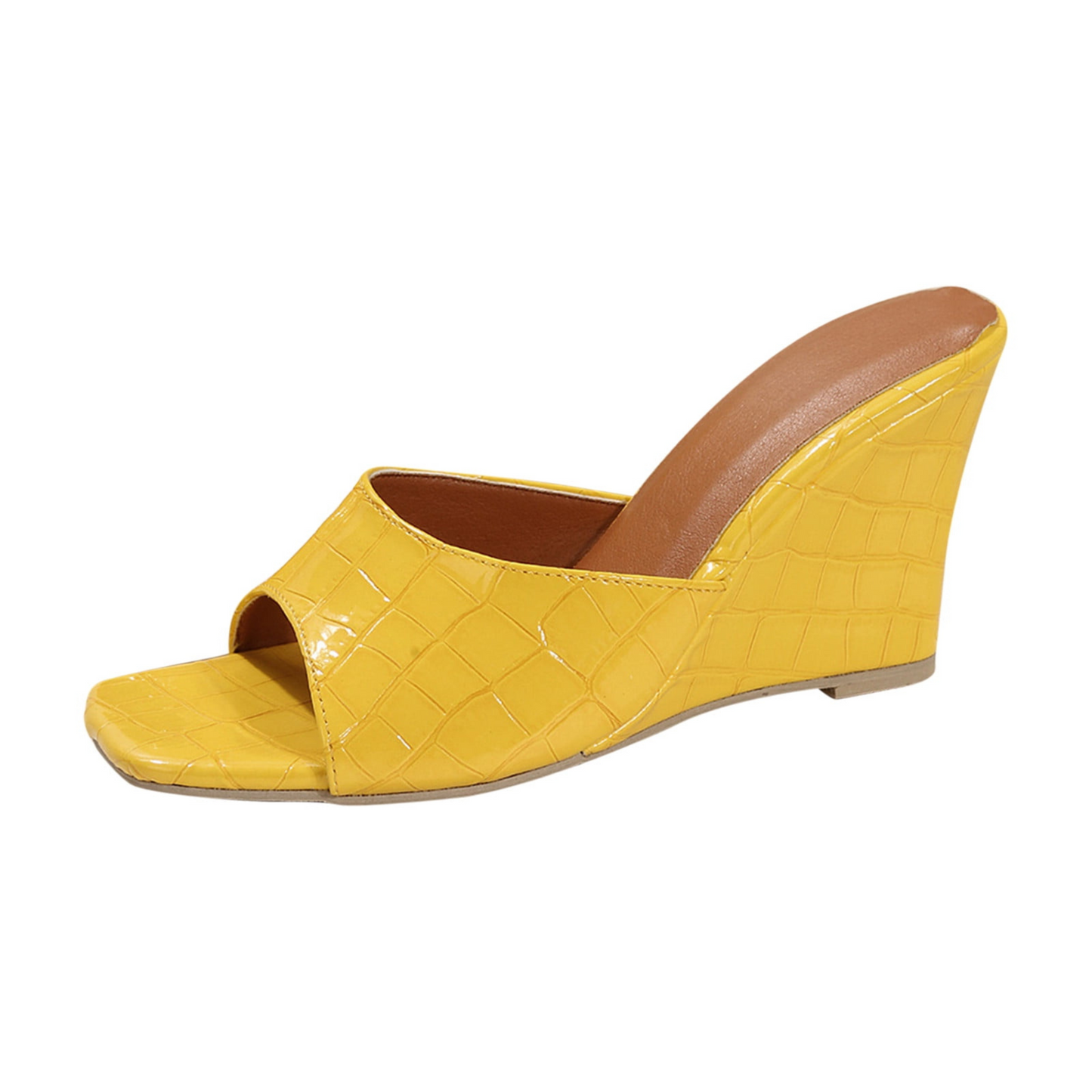 Flora | Women's Lace Leather Wedge Shoes
