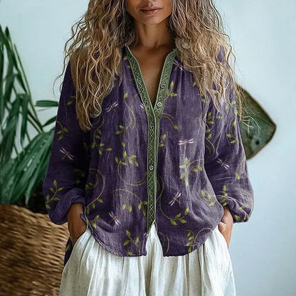 Zelande | Women's Casual Relaxed Nature Blouse