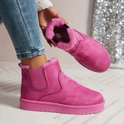 Eldora | Women's Lace Workwear Solid Boots