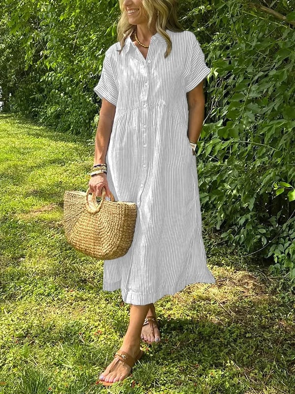 Graziella | Women's Striped Classic Smart Shirt
