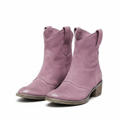 Alaura | Women's Retro Cowboy Ankle Boots