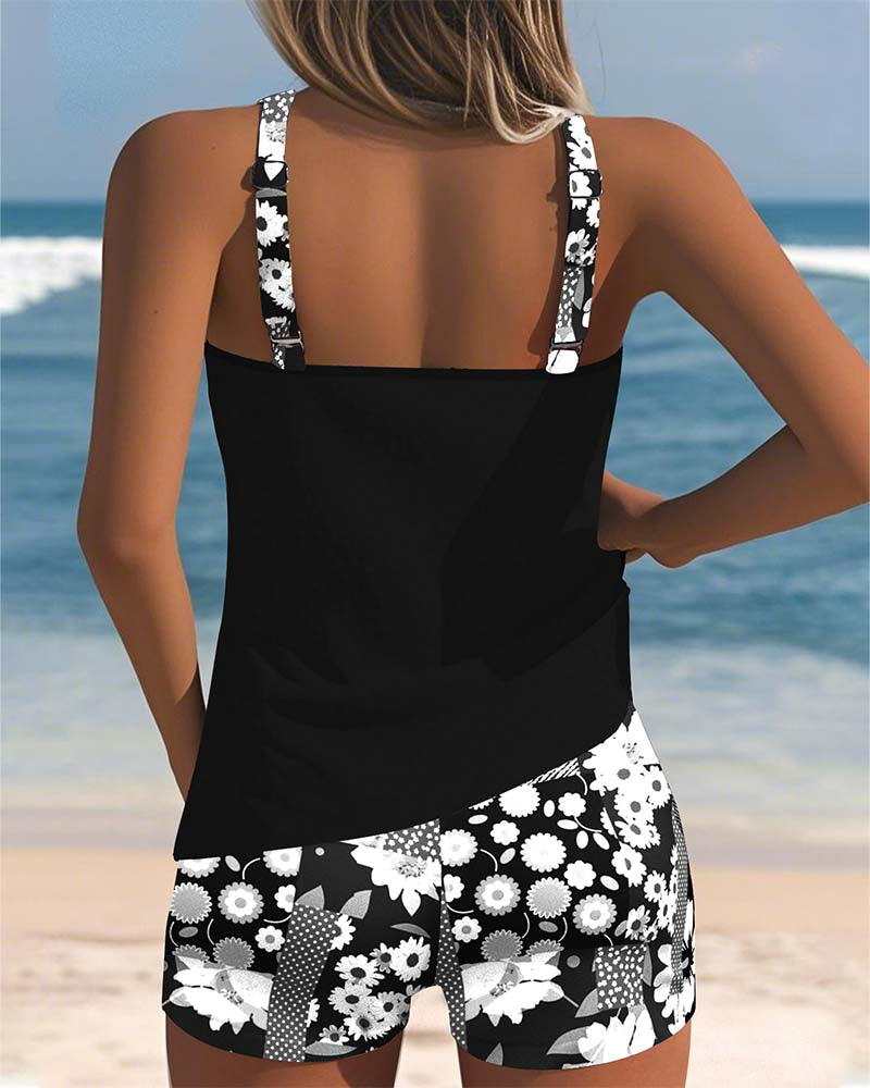 Ottavia | Women's Floral Beach Two-Piece Swimsuit