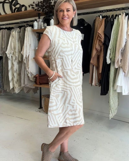 Fiamma | Women's Summer Round Neck Dress