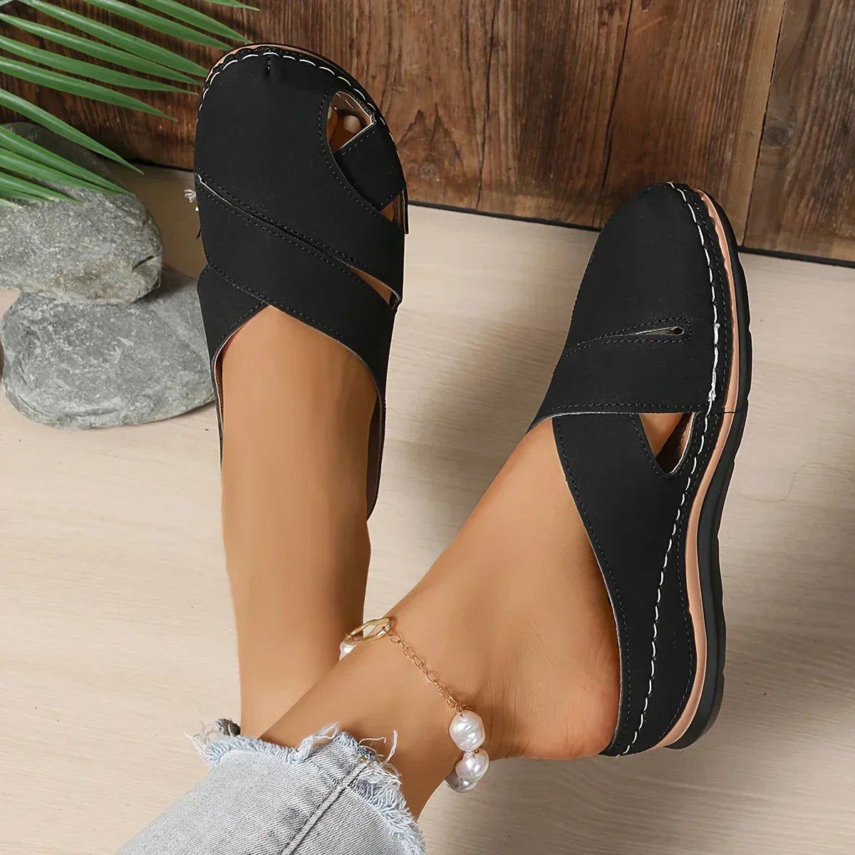 Vesper | Women's Lace Casual Platform Sandals