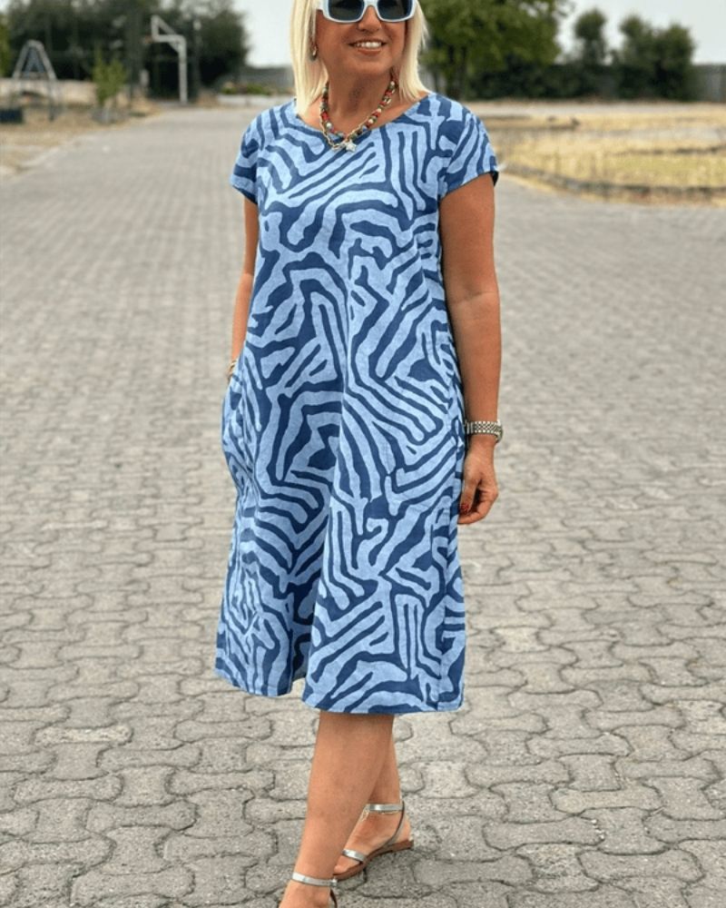 Fiamma | Women's Summer Round Neck Dress