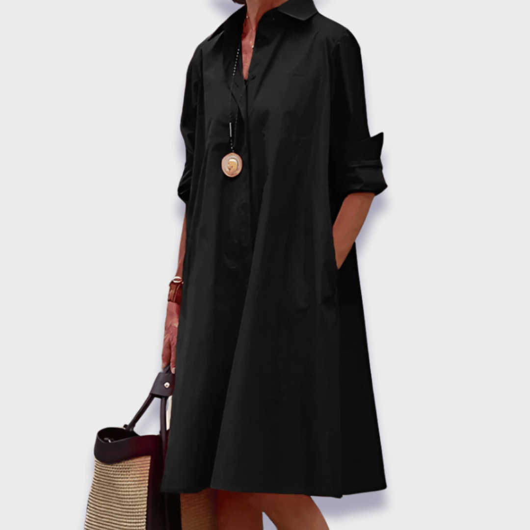 Filomena | Women's Refined Midi Polo Dress