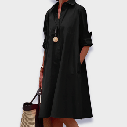Filomena | Women's Refined Midi Polo Dress