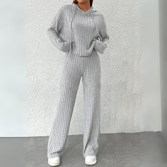 Kaleida | Women's Casual Snug Hooded Set