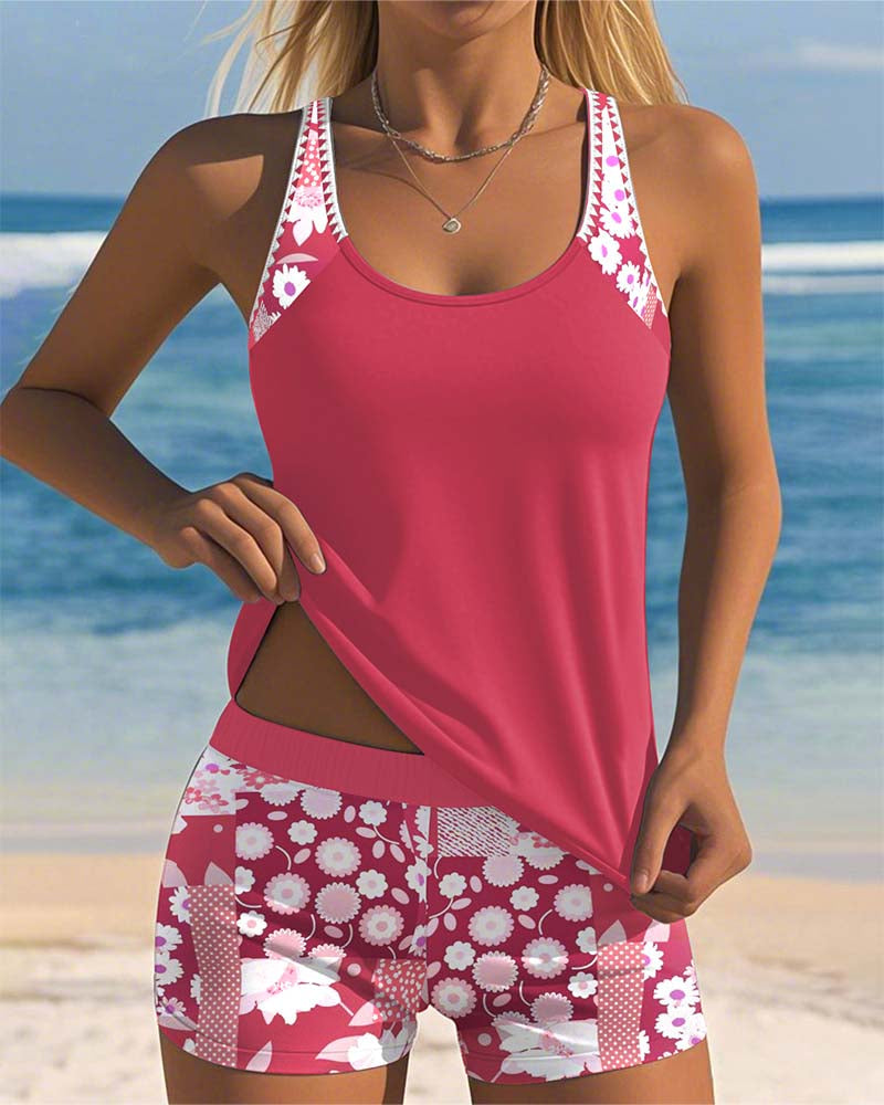 Ottavia | Women's Floral Beach Two-Piece Swimsuit