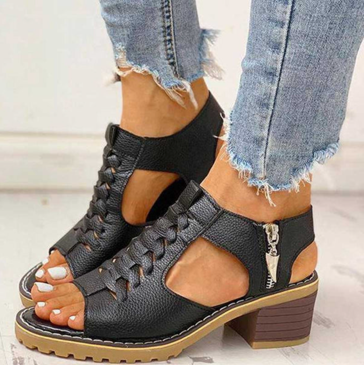 Malak | Women's Strappy Open-Toe Comfortable Sandals