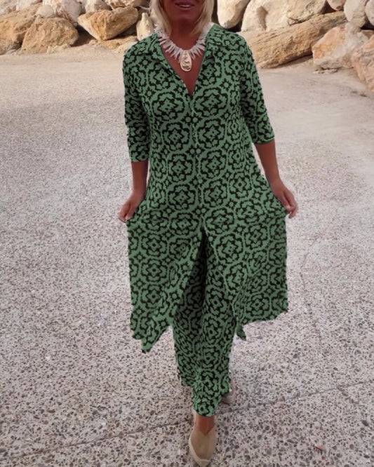 Howlite | Women's Summer Printed Two Trousers
