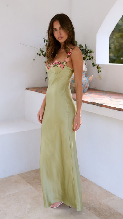 Delinda | Women's Embroidered Wedding Guest Evening Dress