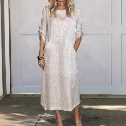 Roseline | Women's Oversized Beach A-Line Evening Dress