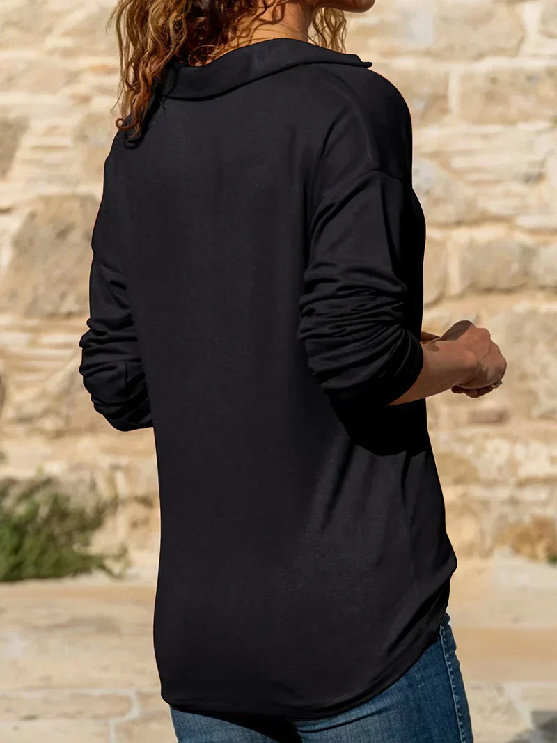 Waldelinde | Women's Casual Half-Zip Sweater Jumper