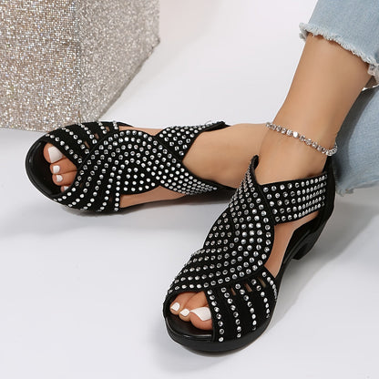 Sorcha | Women's Sequin Casual Adjustable Sandals