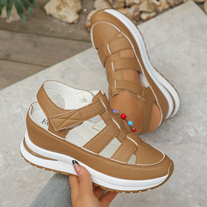Buddug | Women's Casual Platform Adjustable Sandals