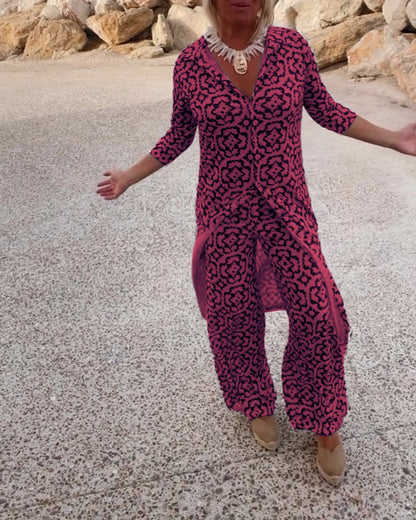 Howlite | Women's Summer Printed Two Trousers