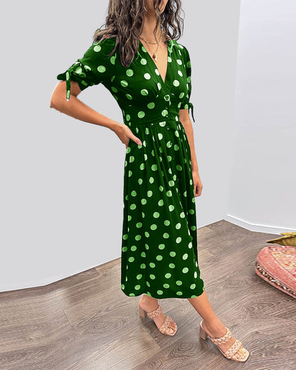 Celimene | Women's V-Neck Casual Refined Dress