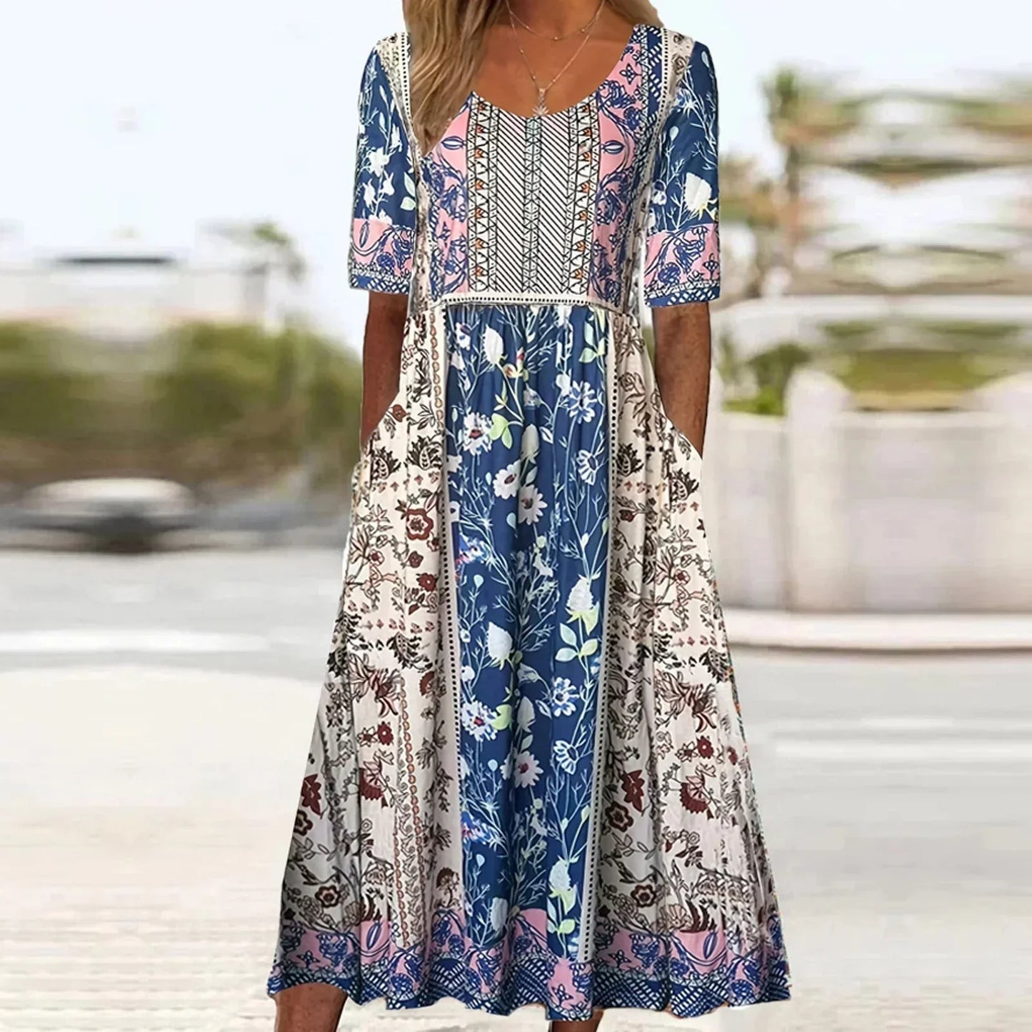 Philomene | Women's Boho Casual Bohemian Dress