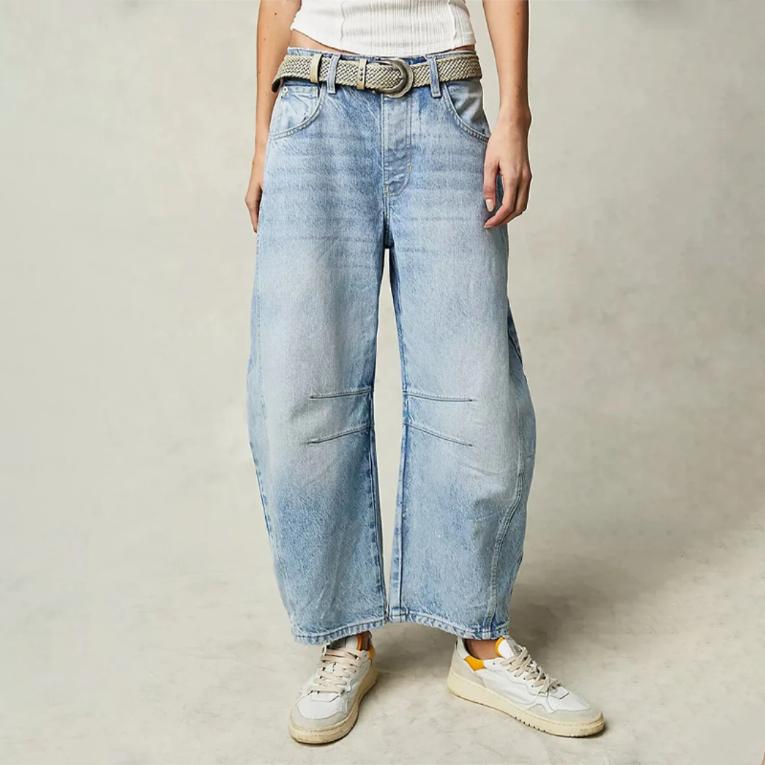 Margarida | Women's Oversized Wide-Leg High Jeans