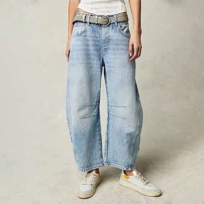 Margarida | Women's Oversized Wide-Leg High Jeans