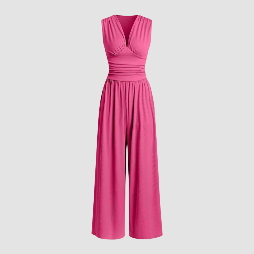 Benedetta | Women's Wide-Leg Stretch Comfort Jumpsuit