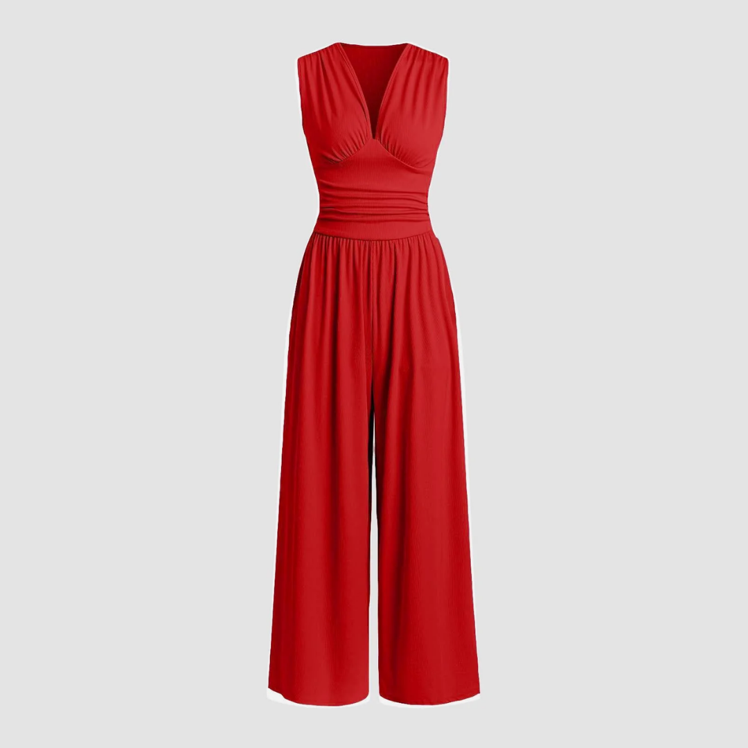 Benedetta | Women's Wide-Leg Stretch Comfort Jumpsuit