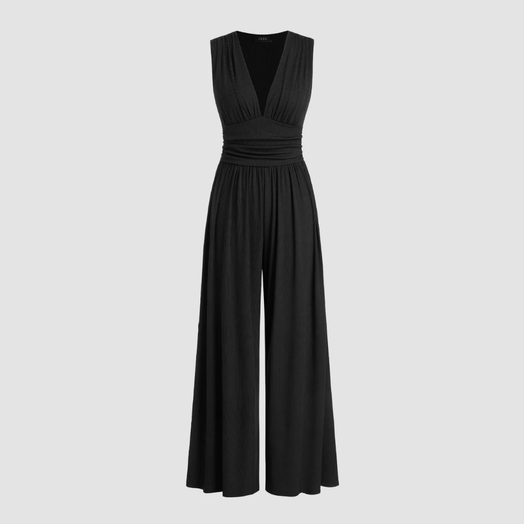 Benedetta | Women's Wide-Leg Stretch Comfort Jumpsuit