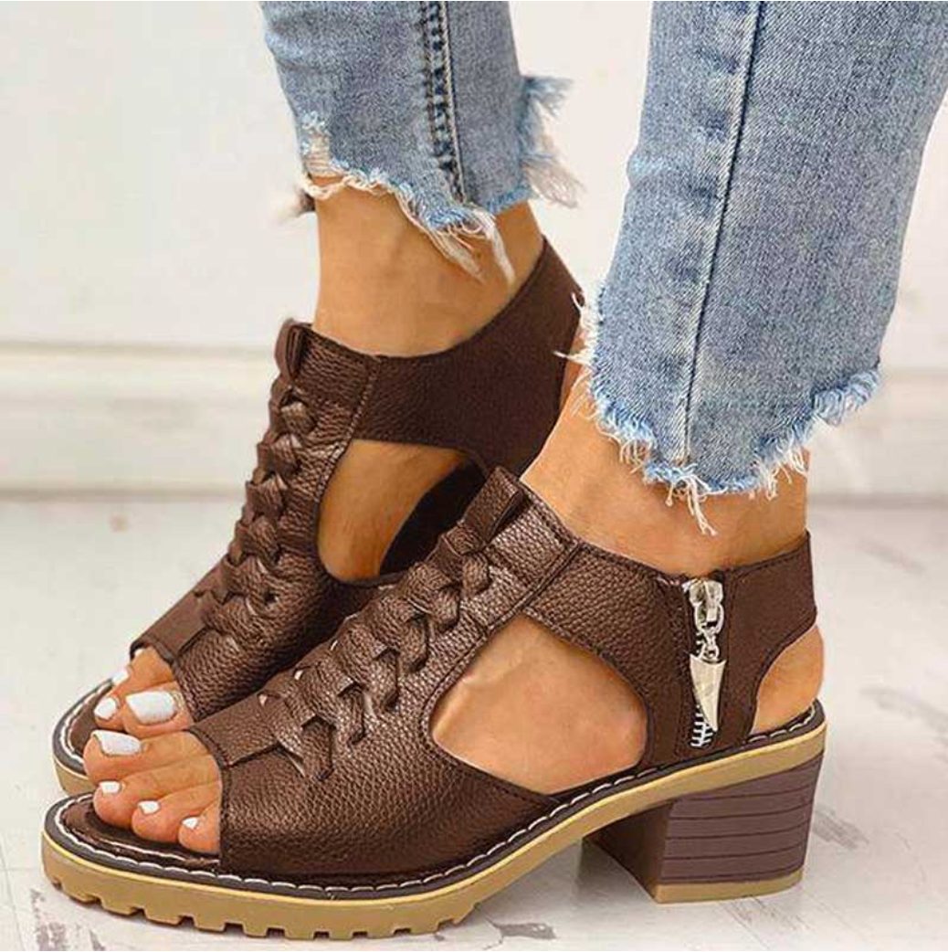 Malak | Women's Strappy Open-Toe Comfortable Sandals