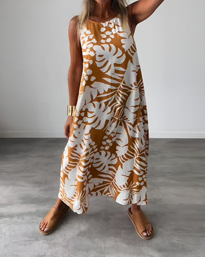 Capucine | Women's No-Sleeve Draped Refined Evening Dress