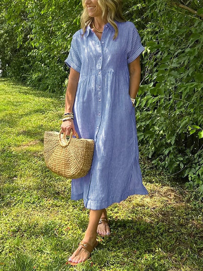 Graziella | Women's Striped Classic Smart Shirt